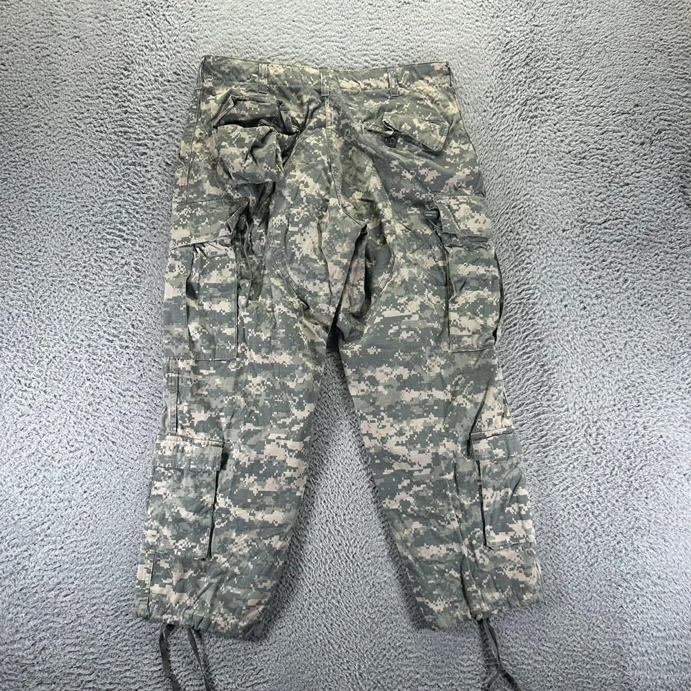 US Army Pant Men's M Green Camouflage Cargo Straight Leg Military Combat Uniform